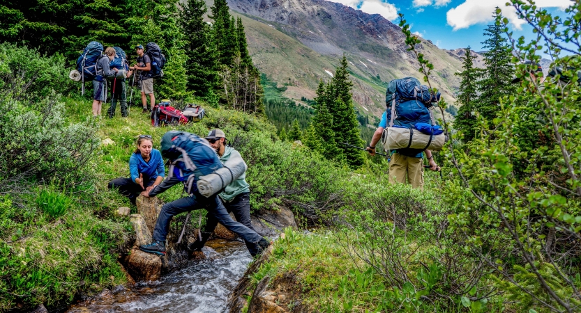 backpacking trip for teens in colorado rockies